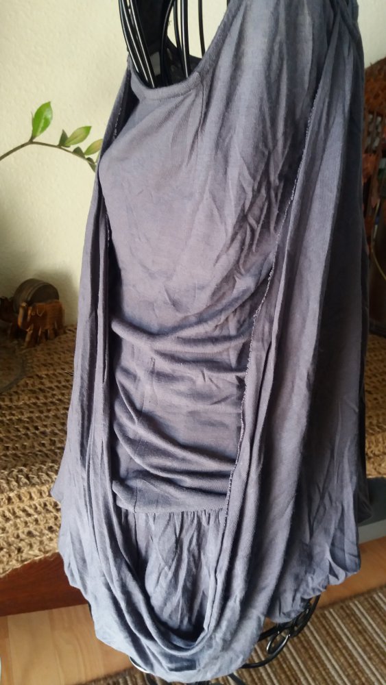 AKR Kids Mädchen graue Bluse mit Pailletten Gr.128-134, 8-9 Jahre