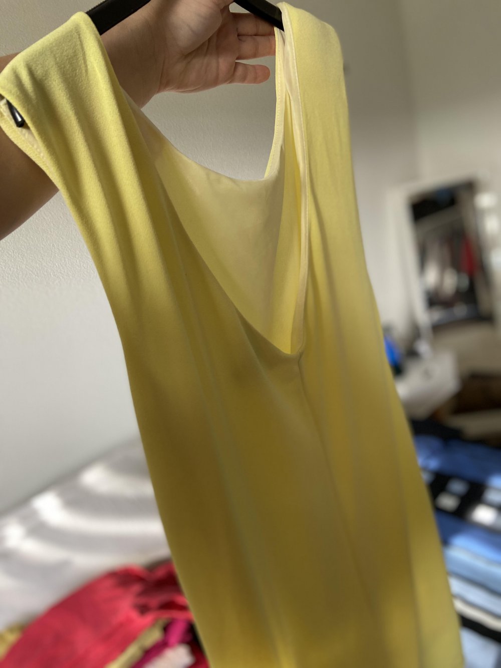 Mango Kleid Gelb