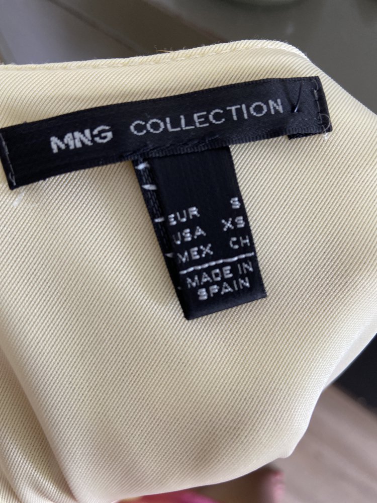 Mango Kleid Gelb