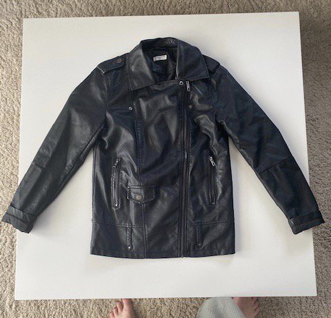 Lederjacke Only