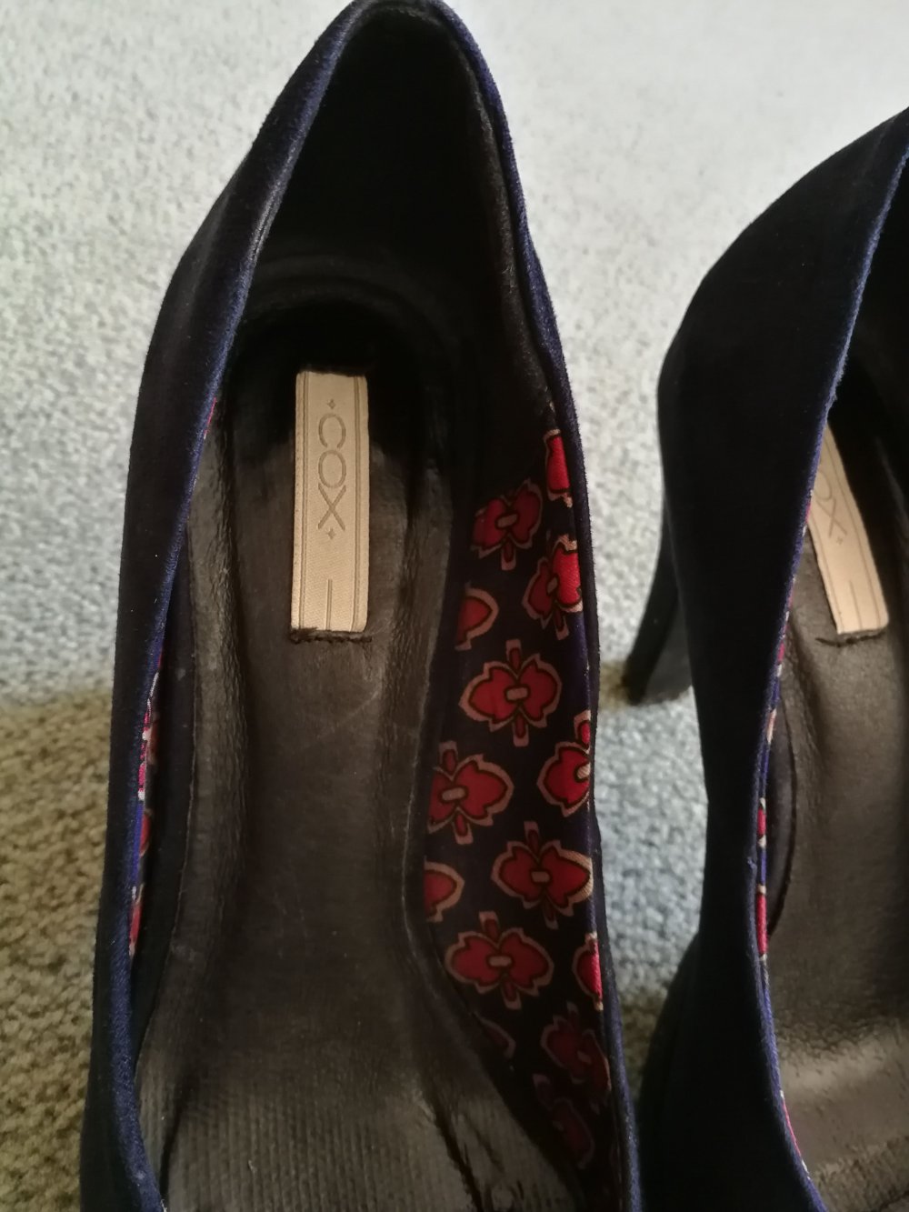 blaue Pumps von Cox