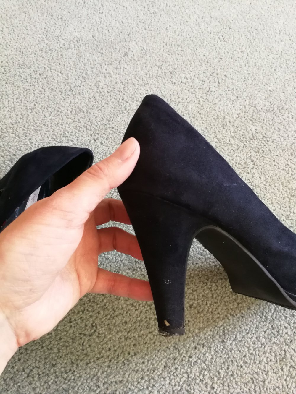blaue Pumps von Cox