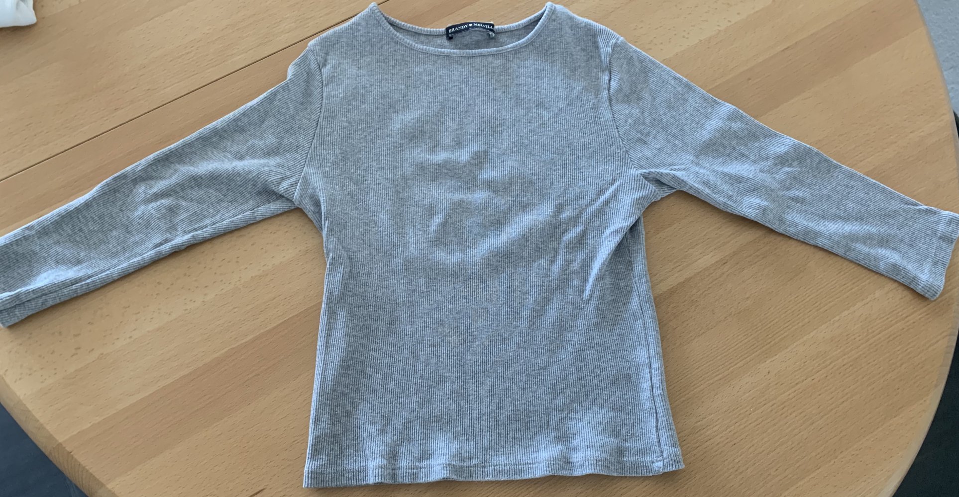 3/4 Ärmel Brandy Oberteil