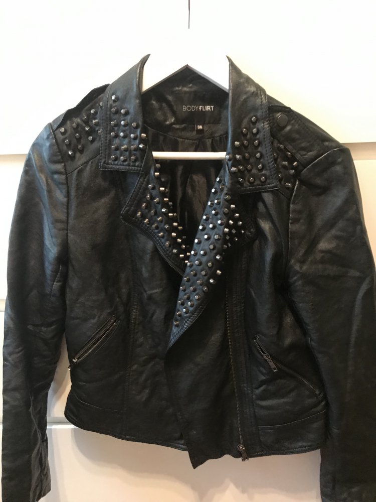 Lederjacke 