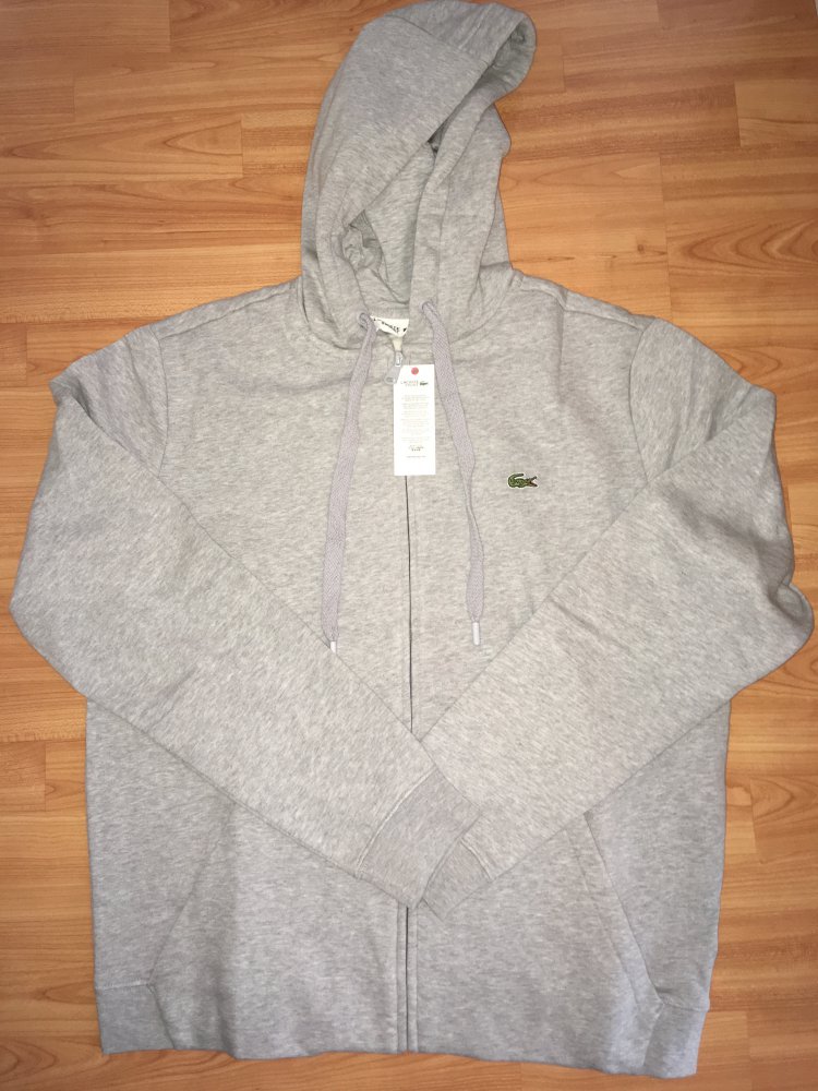Lacoste Hoodie in Grau in Größe S NEU IN OVP