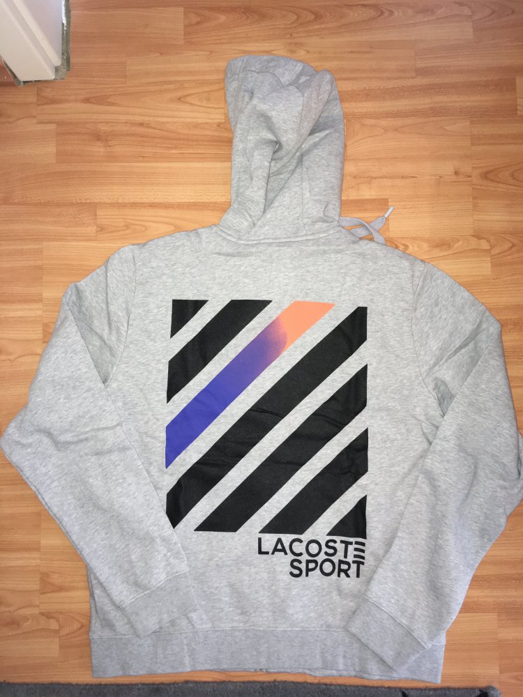 Lacoste Hoodie in Grau in Größe S NEU IN OVP