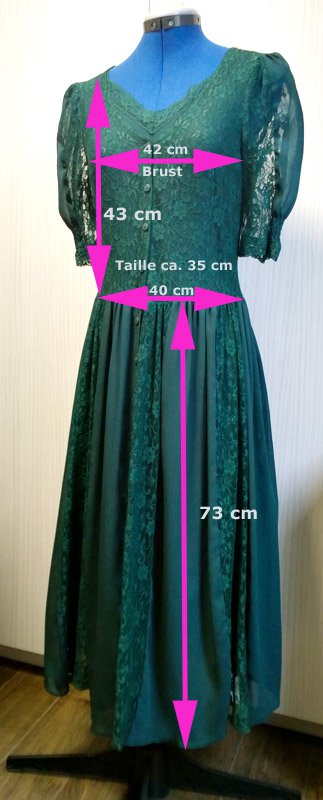 romantisches, luftiges Sommerkleid + Unterkleid