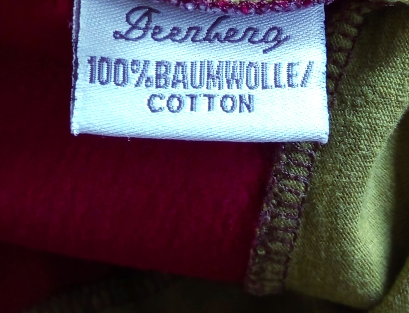 Mehrfarbiges Baumwoll T-Shirt 