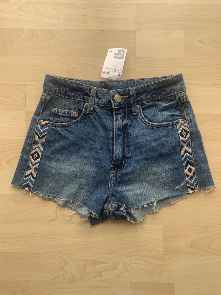 High Waist Jeans Shorts 