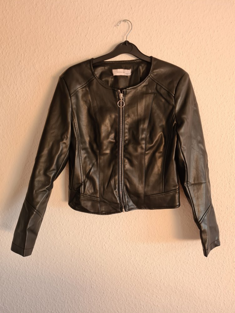 Lederjacke 