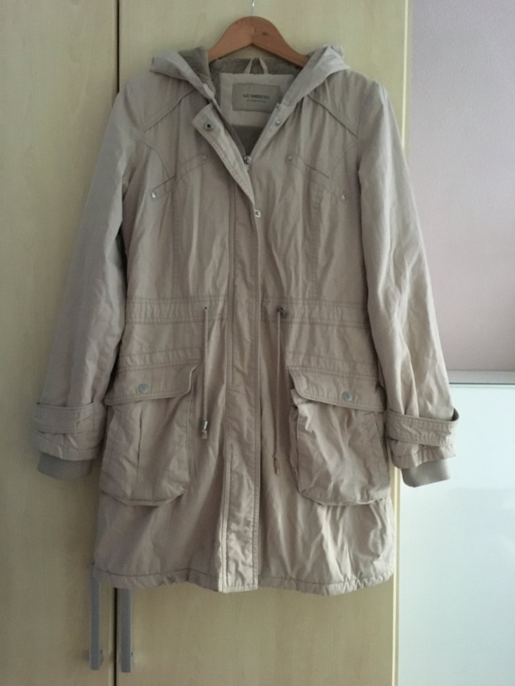 Damen Parkajacke beige Gr. M