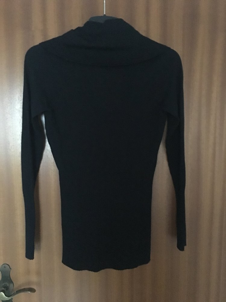Mexx Schwarze Damen Winter Bluse Gr. M Top Zustand 