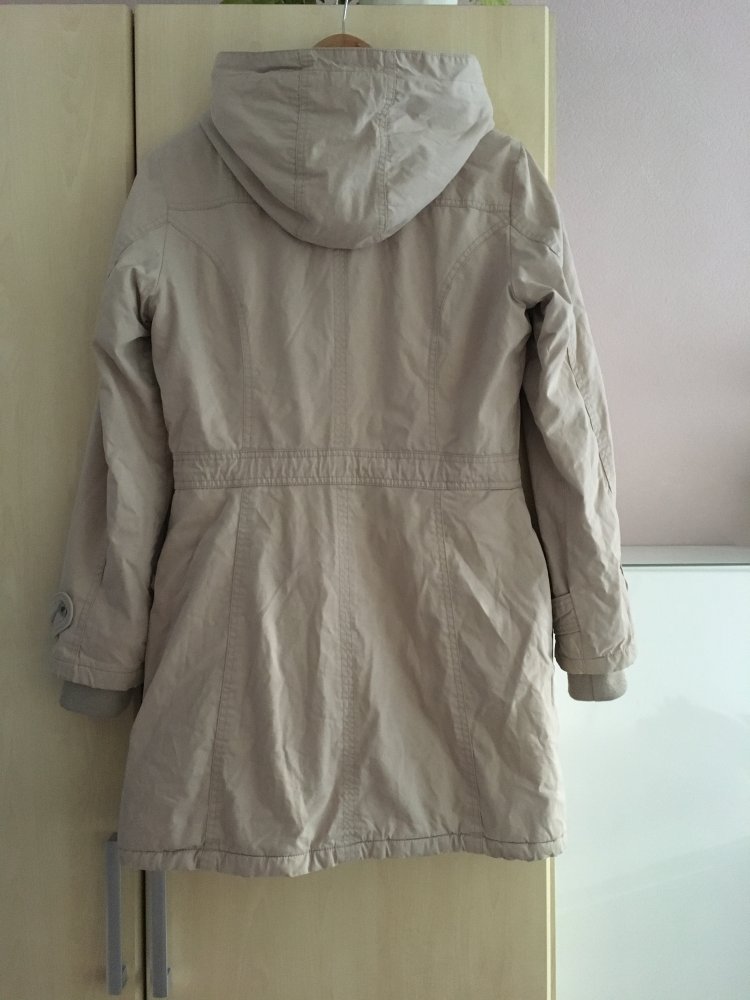 Damen Parkajacke beige Gr. M