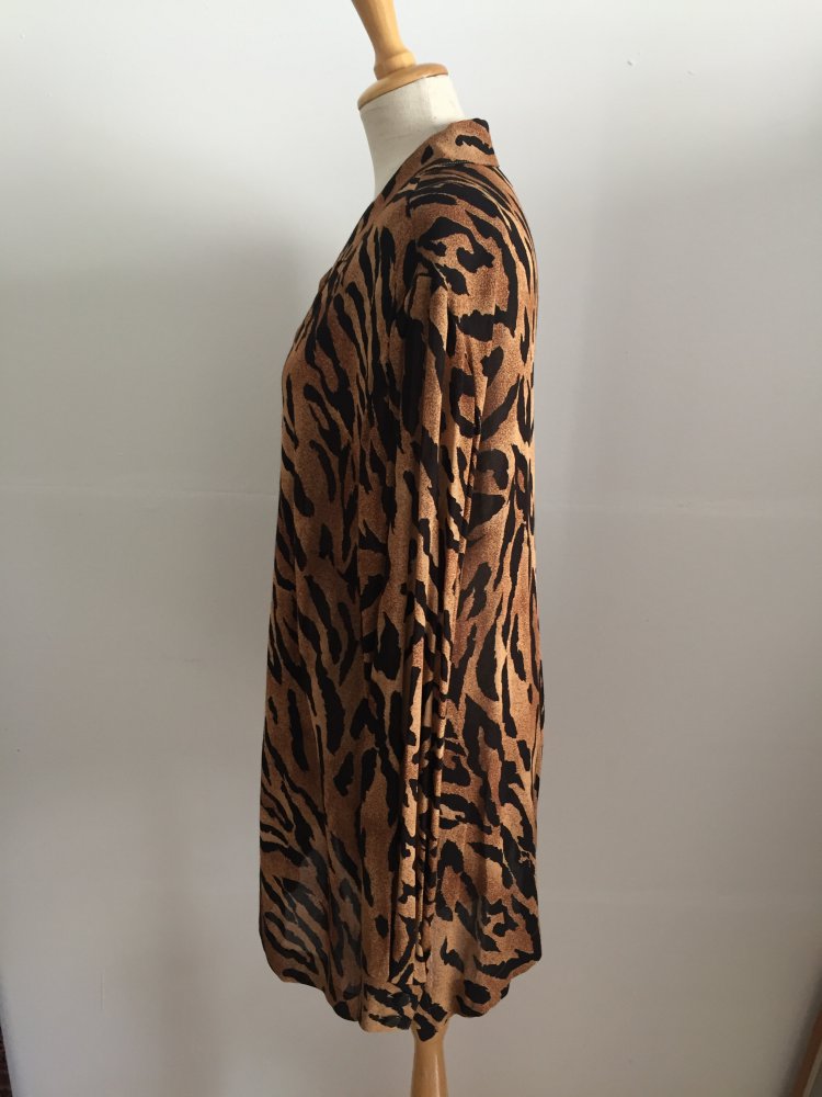 Bluse Viskose leoprint
