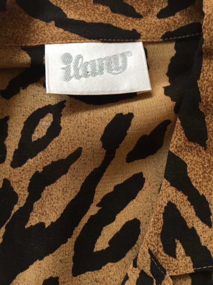 Bluse Viskose leoprint