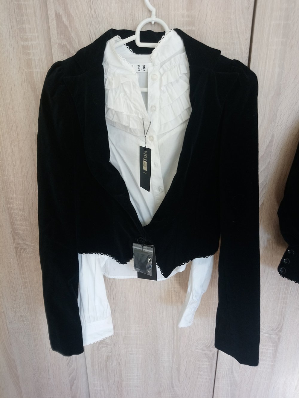 BPN Samt Jacke, Bluse, Hose Gothic Lolita Harajuku Cosplay WGT Mera Luna kawaii Halloween