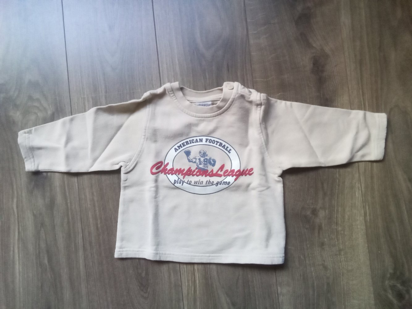 Pullover impidimpi 86/92 beige football