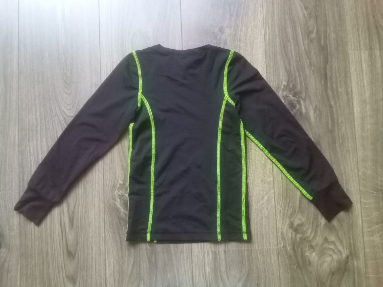 Funktionsshirt 110/116 topolino schwarz neon gelb Sports