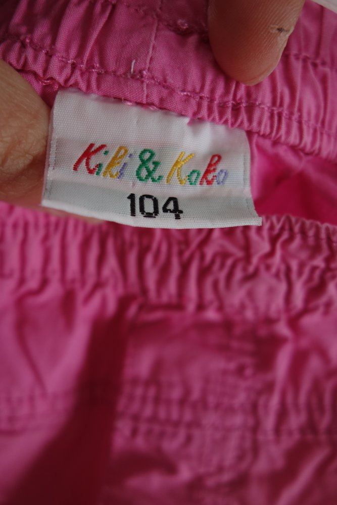 3/4 Hose pink kiki & koko 104 100% Baumwolle uni
