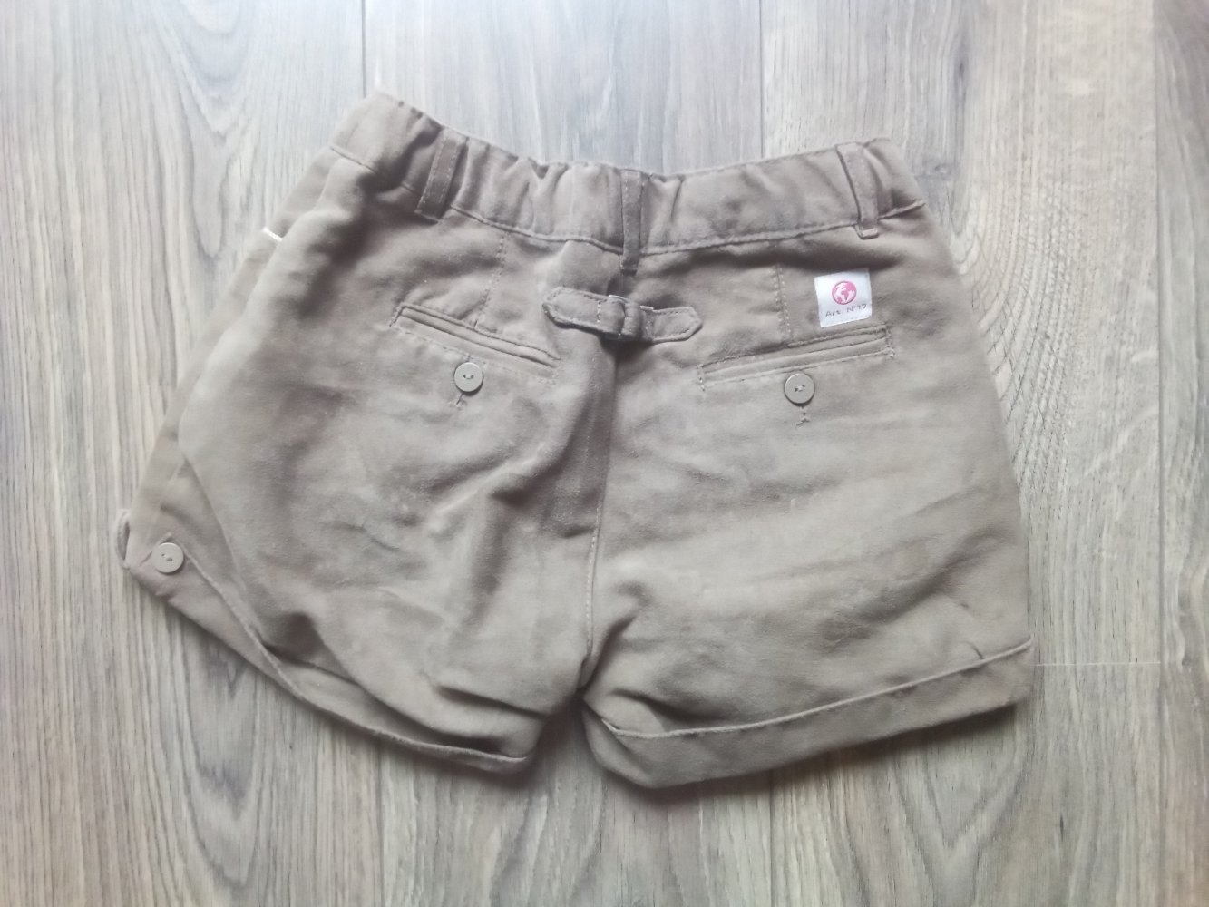 kurze Hose Shorts okaidi 114cm 6 Jahre beige braun Tracht