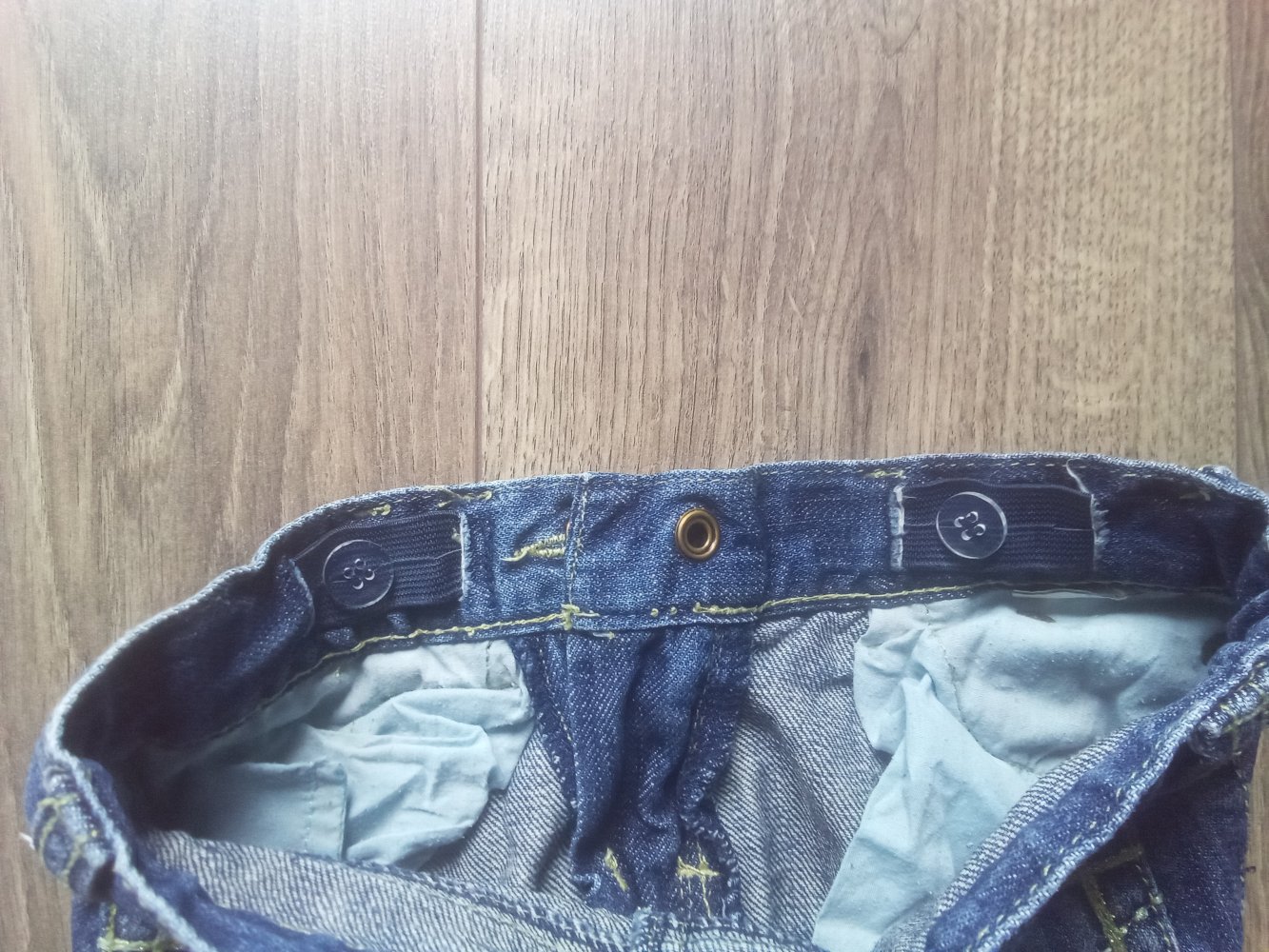 Jeansshorts United Colors of Benetton blau gold