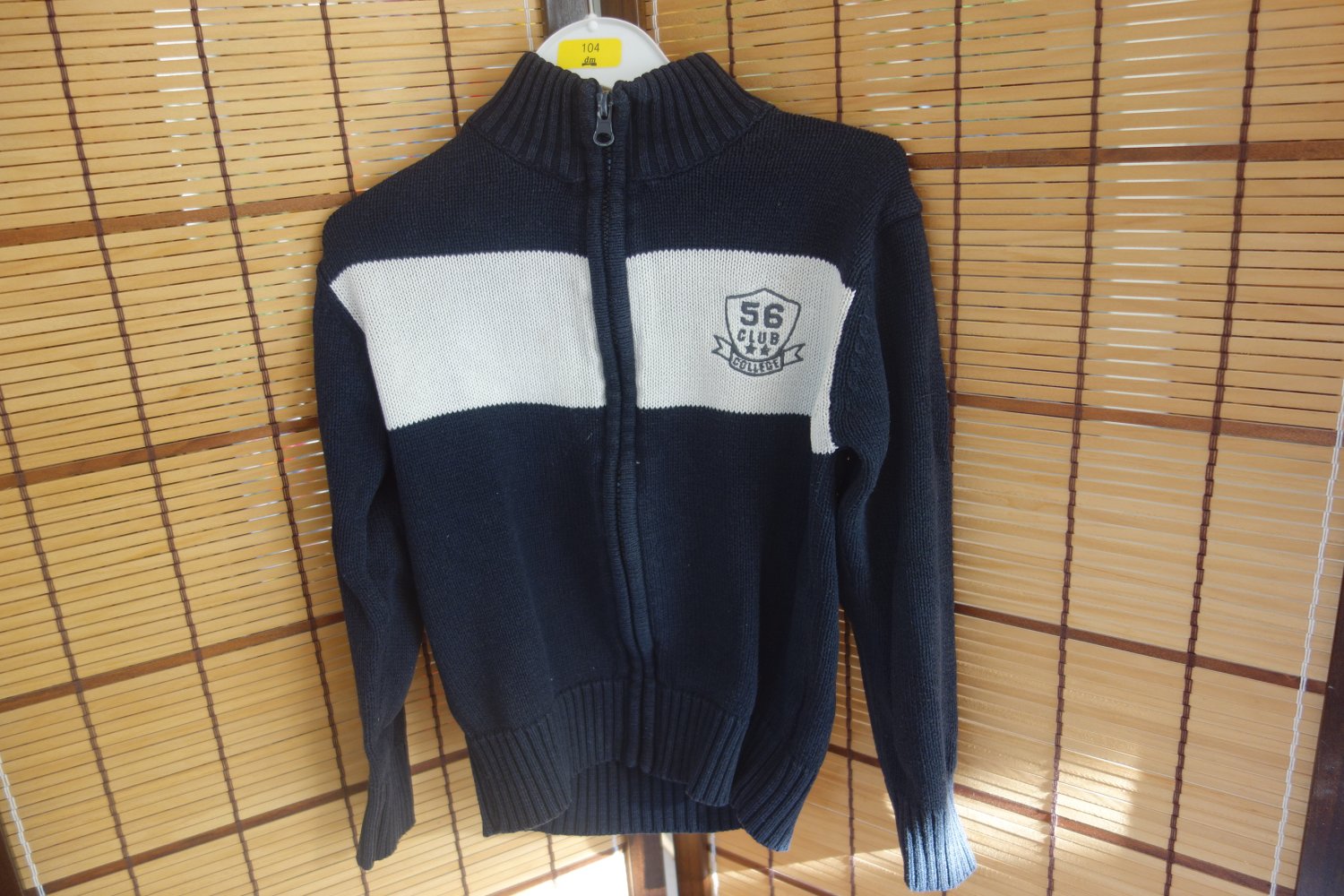 Strickjacke alive dunkelblau 116 collegestil