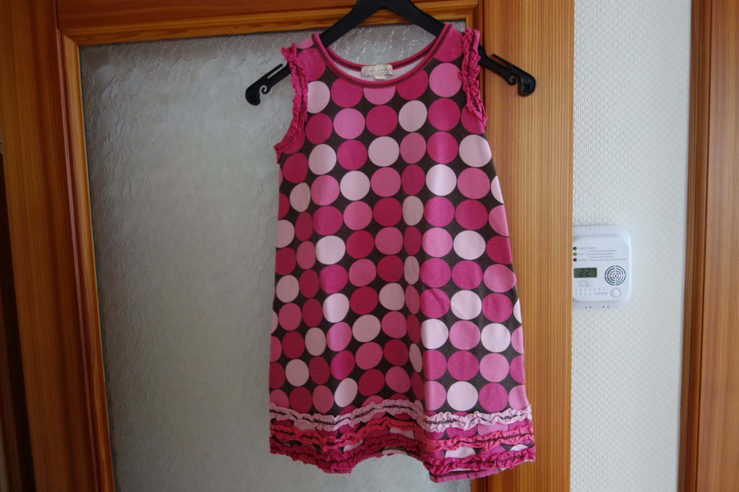 Kleid pink gepunktet jillians closet 116 Hängerchen