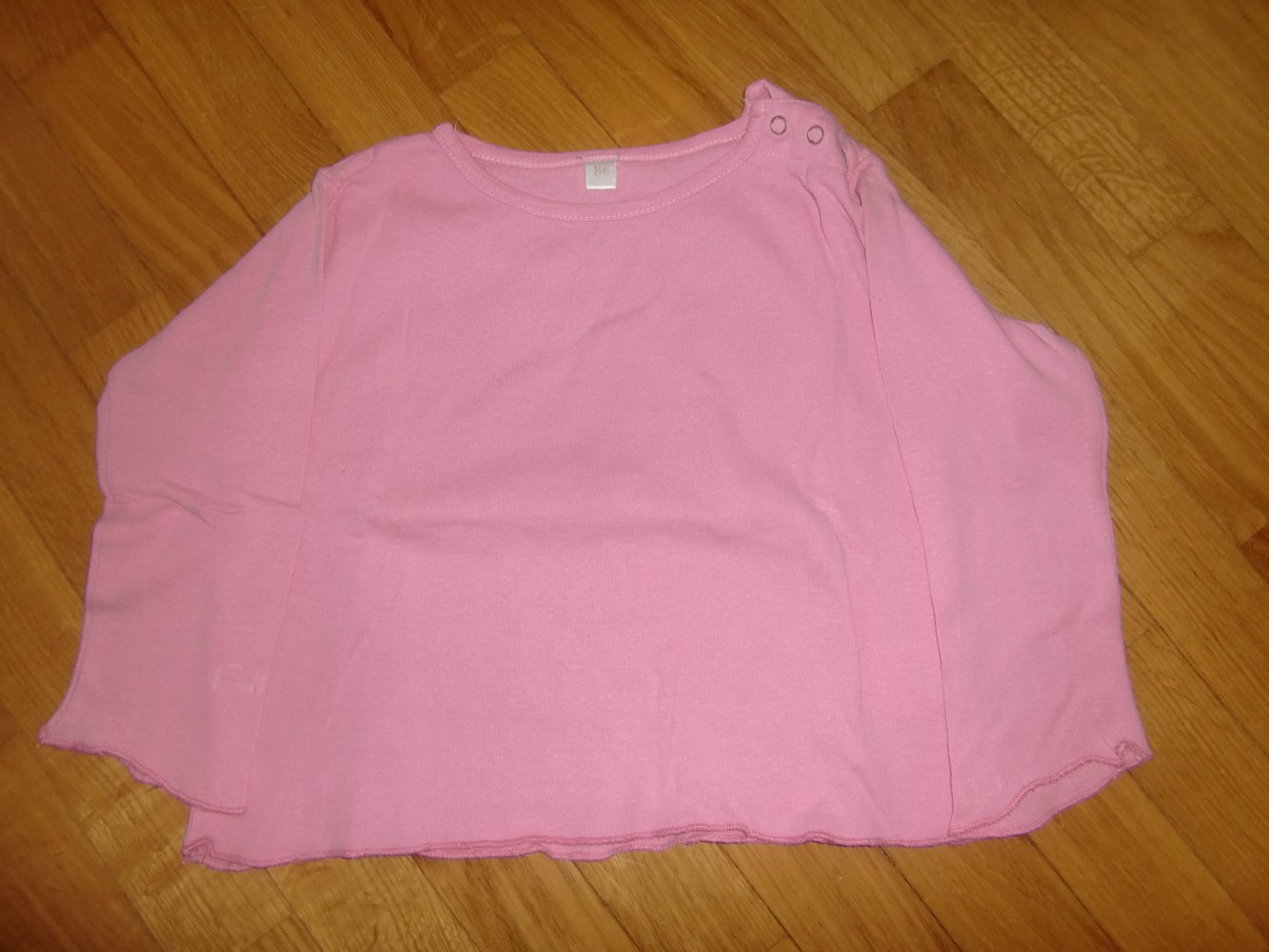 Set 3 LA-shirts okay lupilu 86 pink flieder rosa gepunktet