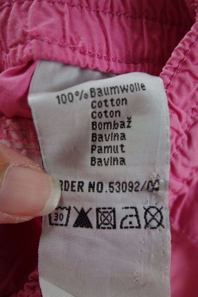 3/4 Hose pink kiki & koko 104 100% Baumwolle uni