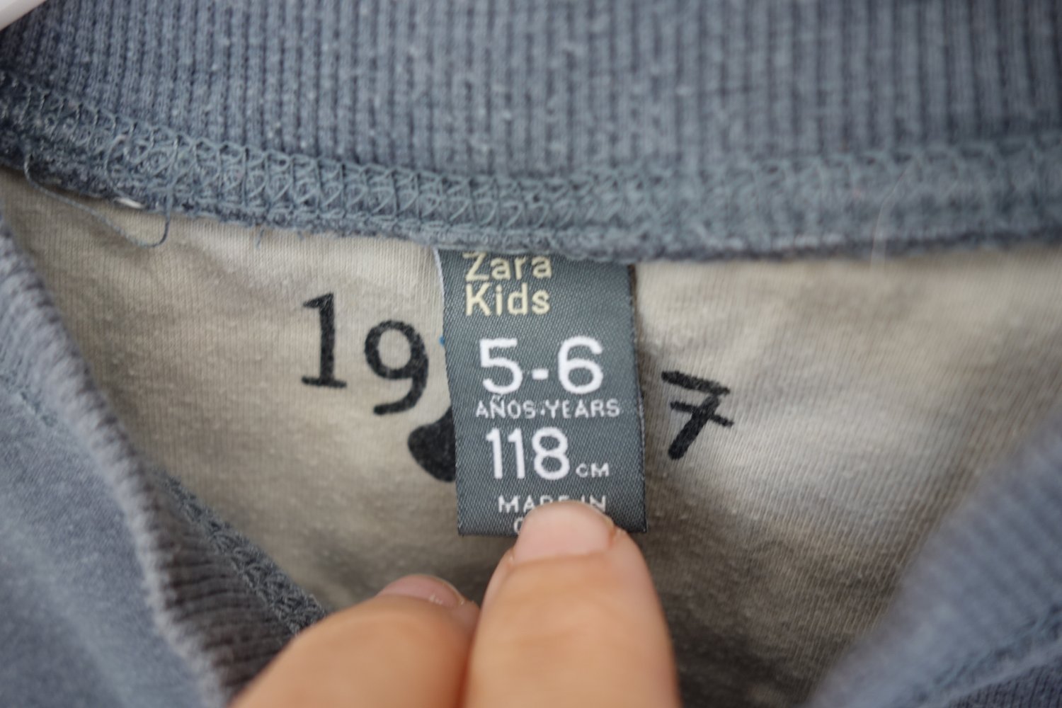 T-shirt grau zara kids 118cm 5-6 Jahre