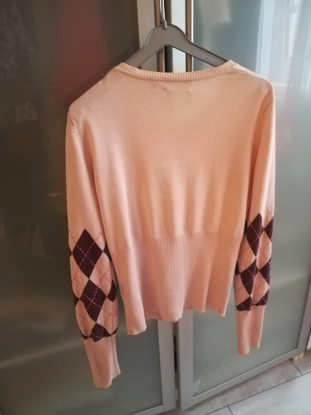 Mexx Jacke, Strickjacke, Strickjäckchen, rosa XS 34