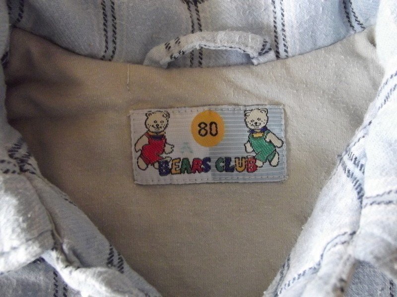 Sehr schönes gefüttertes Winter Hemd Gr. 80 