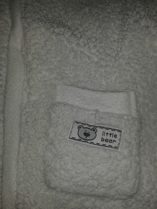 Sehr süßer kuschelig warm gefütterter Wagenanzug/Fußsack Gr. 62/68 