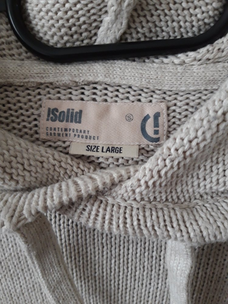 Strickpulli mit Kapuze von !Solid