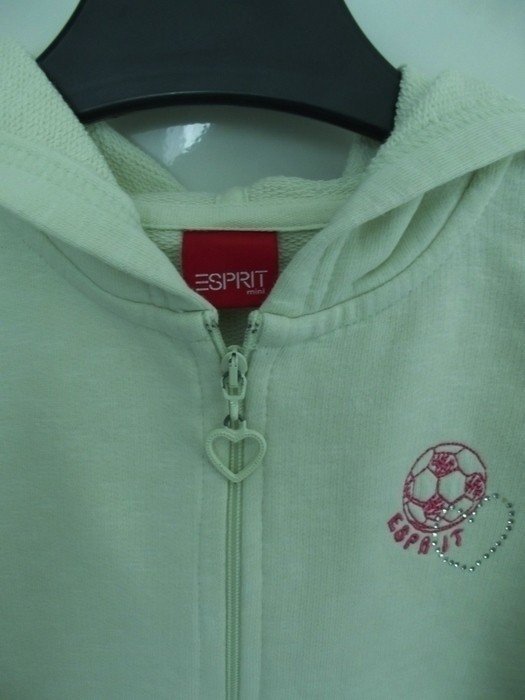 Schöne zart grüne Jacke mit Kapuze von Esprit 