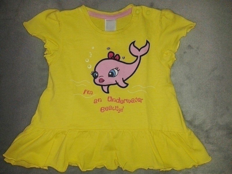 Super süßes Shirt- Kleidchen Gr. 56 