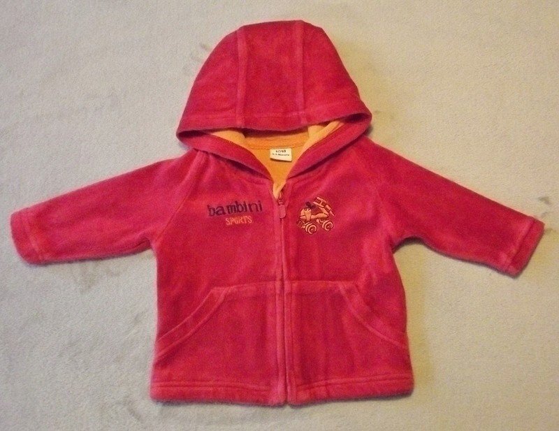 Sehr schöne rote Jacke Gr. 62/68 