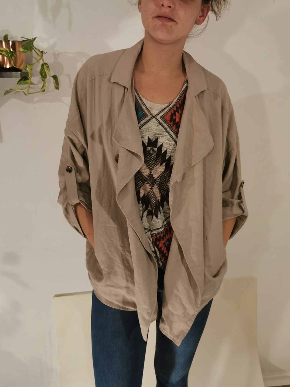YAYA Jacke in beige 