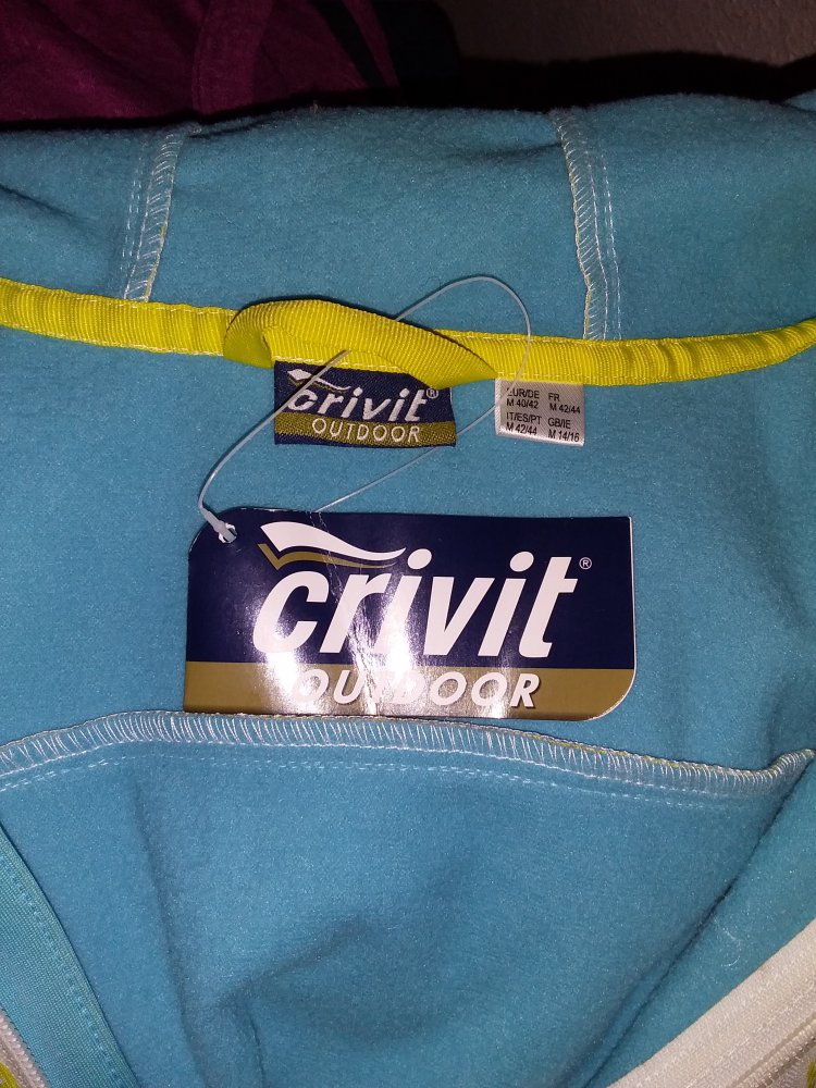 crivit outdoor Softshelljacke, blau-grün