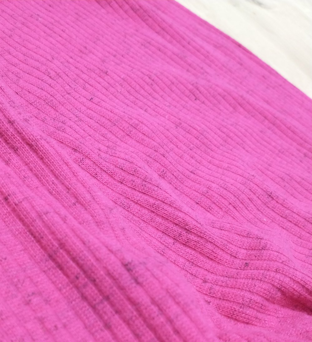 Vintage Doppelripp 80er / 90er Legging magenta