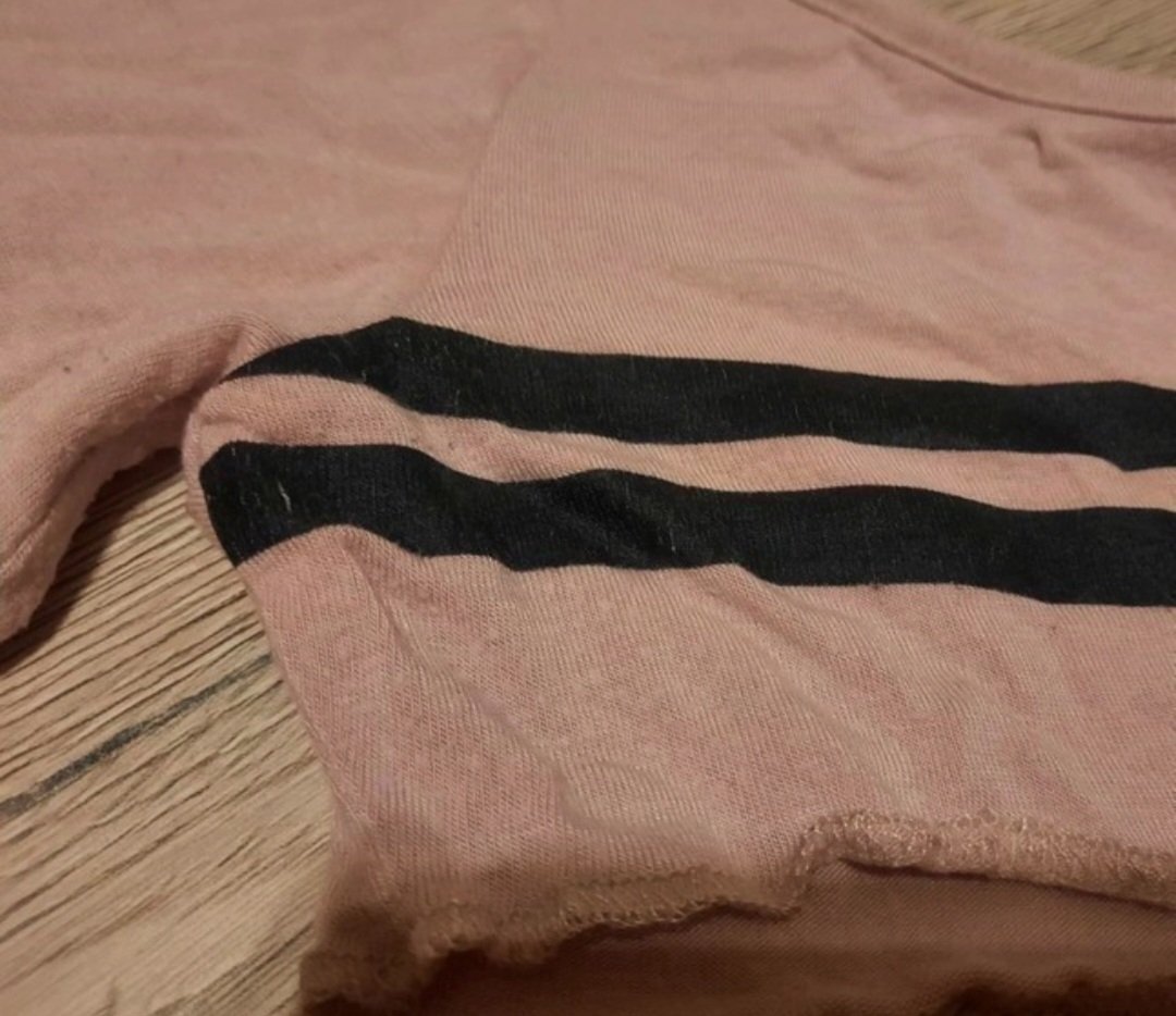 Schulterfreies T-Shirt Damen Streifen von New Yorker