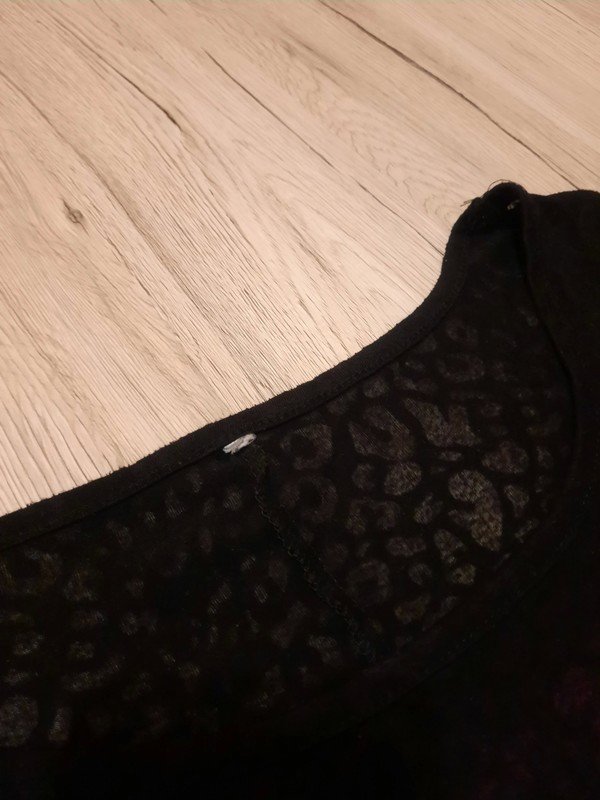 Damen T-Shirt bedruckt Hey you! Gr. M Leomuster