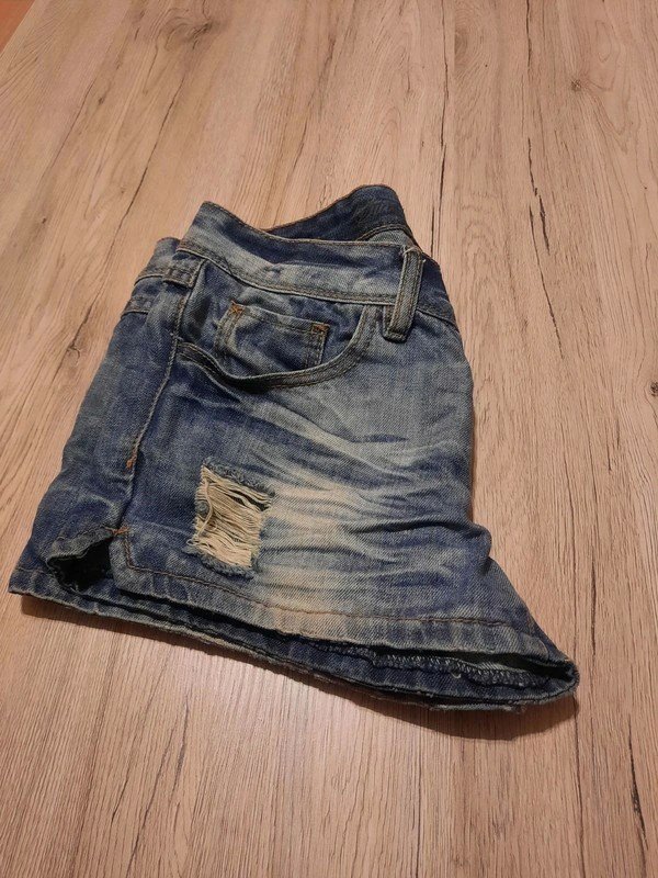 Jeans Denim Shorts Damen Gr. M