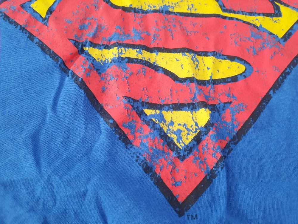 Damen T-Shirt bauchfrei bedruckt Superman von H&M