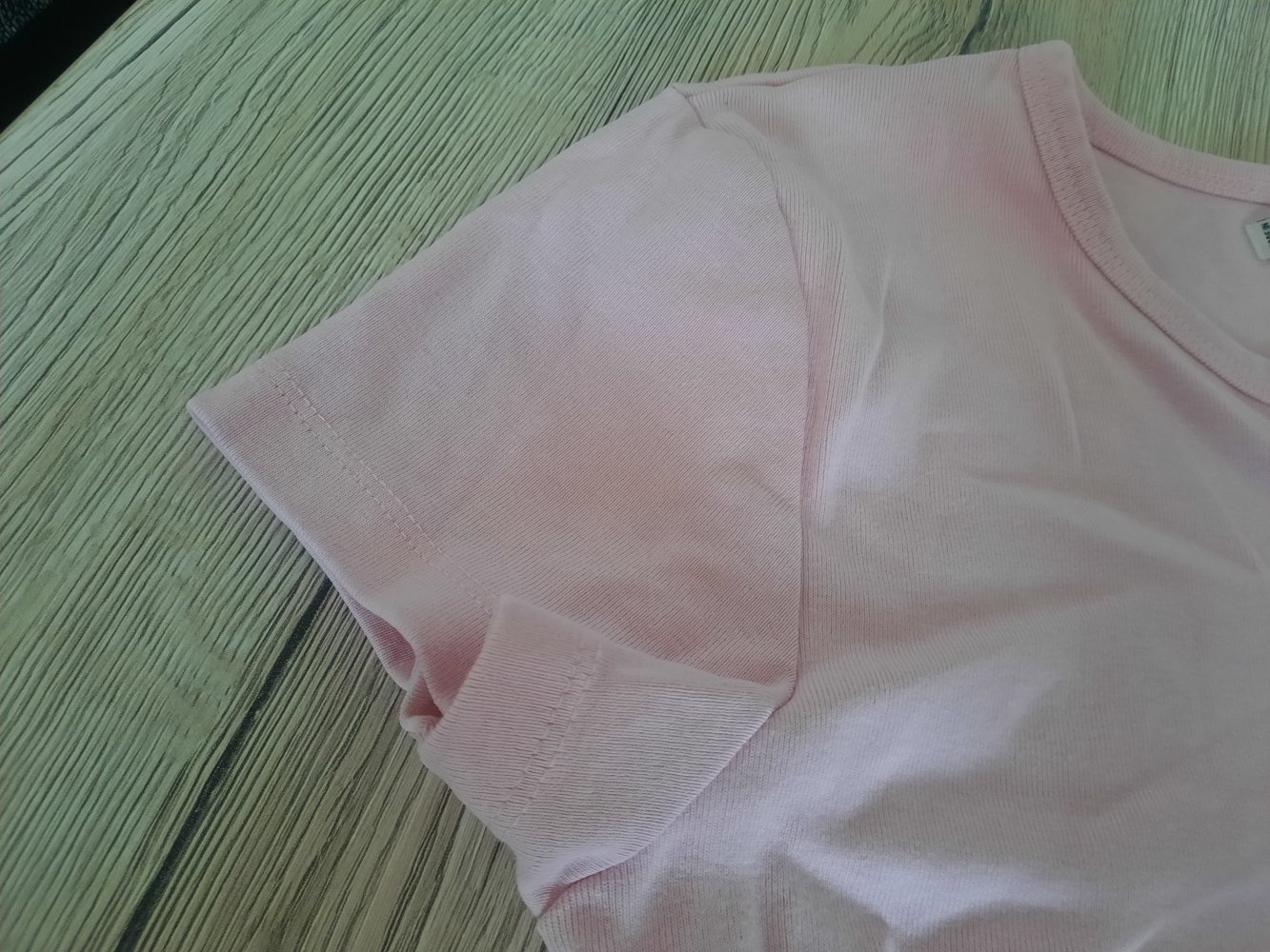 Damen bauchfreies T-Shirt rosa von New Yorker