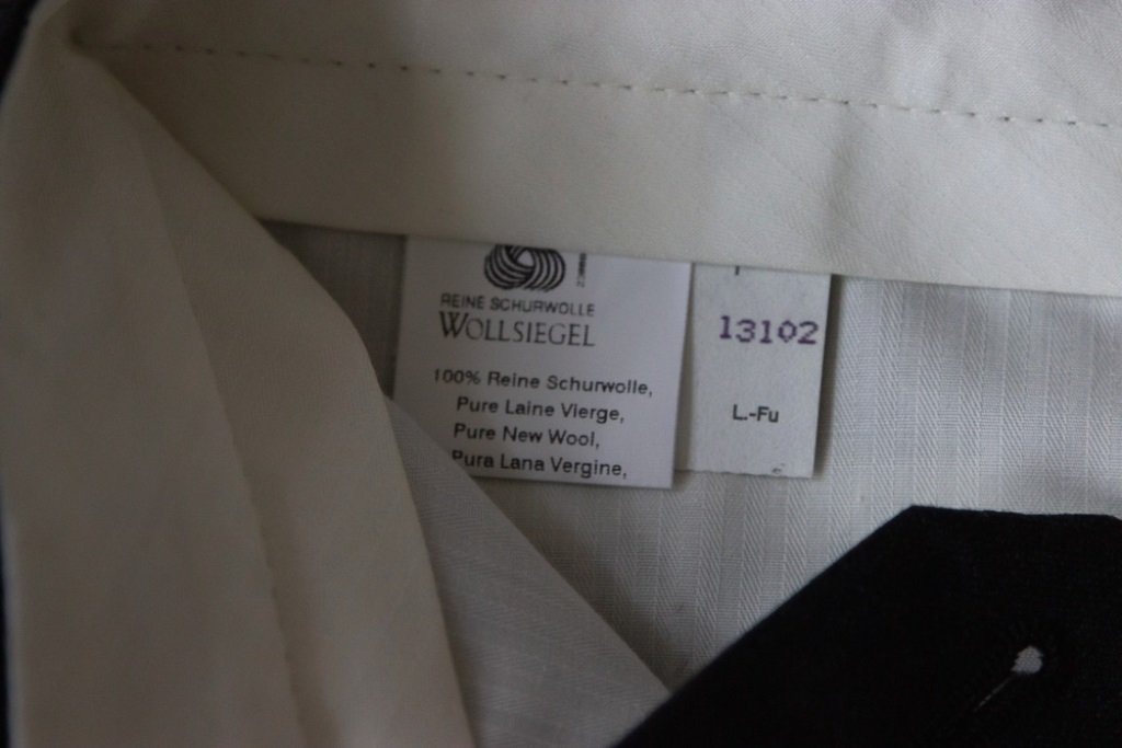 Klassische Herren Hose, Business Hose. Gr. L Wollsiegel