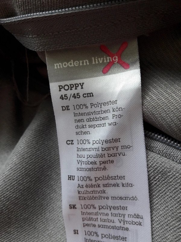 Kissenhülle grau anthrazit von modern living