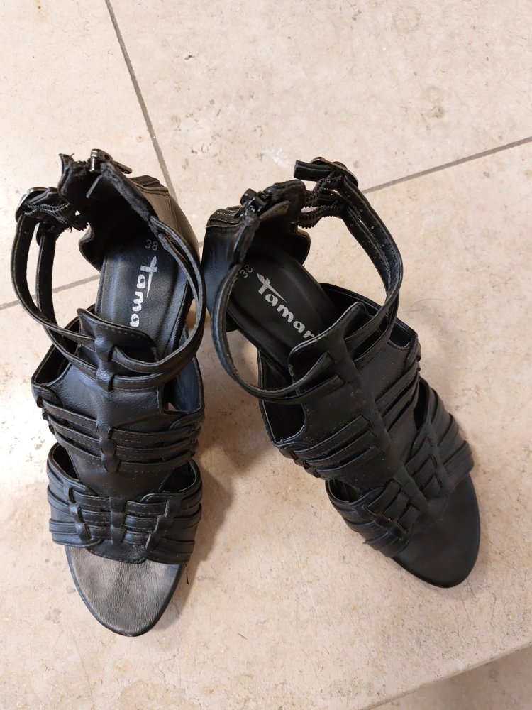 TAMARIS Sandale schwarz Gr. 38