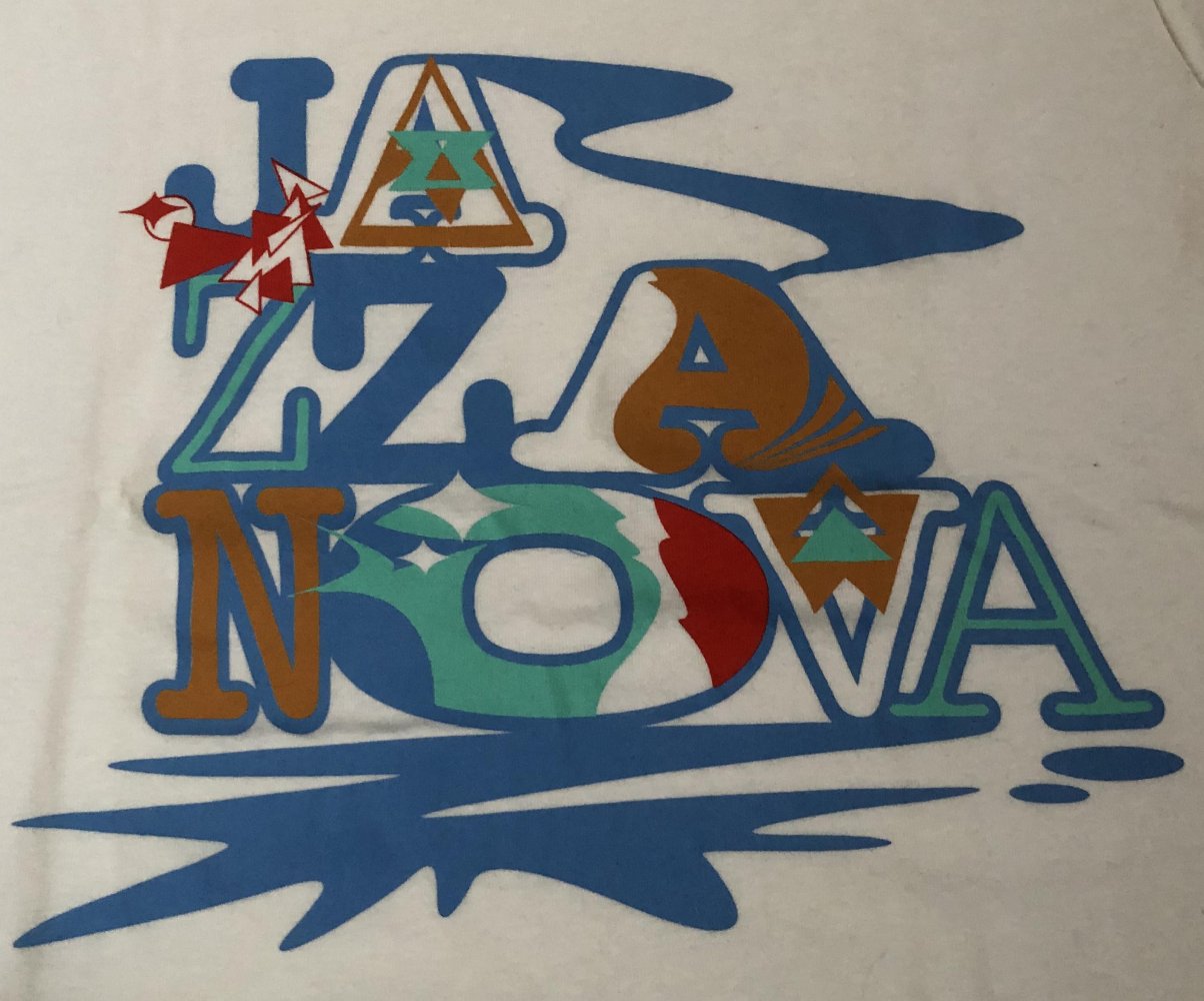 Weißes, cooles T-Shirt mit Jazzanova Druck! Neu!