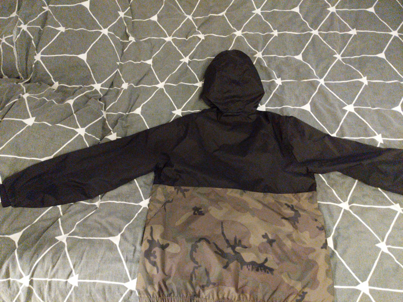 Volcom Regenjacke dünn schwarz/camouflage XL